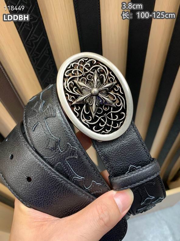 Chrome Hearts belt 38mmX100-125cm 8L18